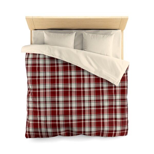 Plaid Duvet Cover Etsy