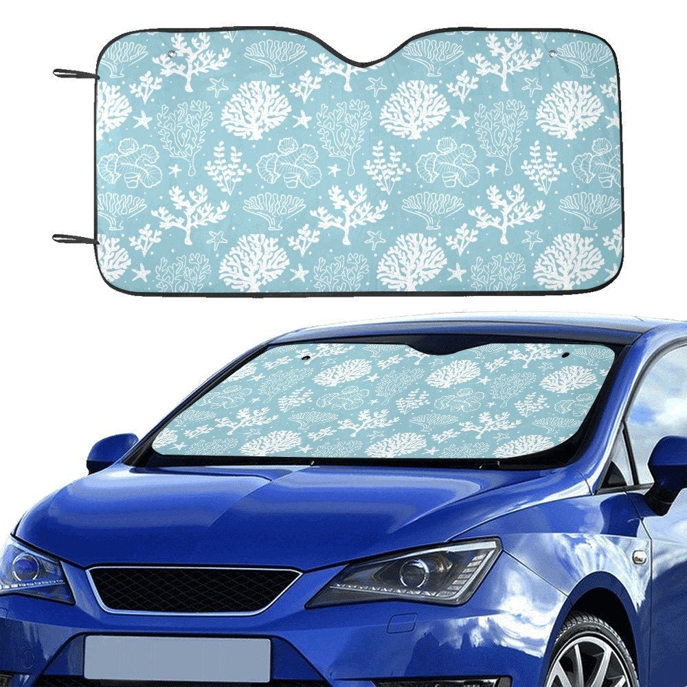 Discover Blue Sea Ocean Car Sun Shade