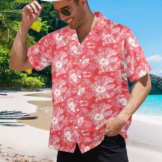 Camicia hawaiana a maniche cortethe great wave da Uomo | IT