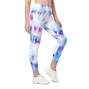 Girls Tie Dye Tights 