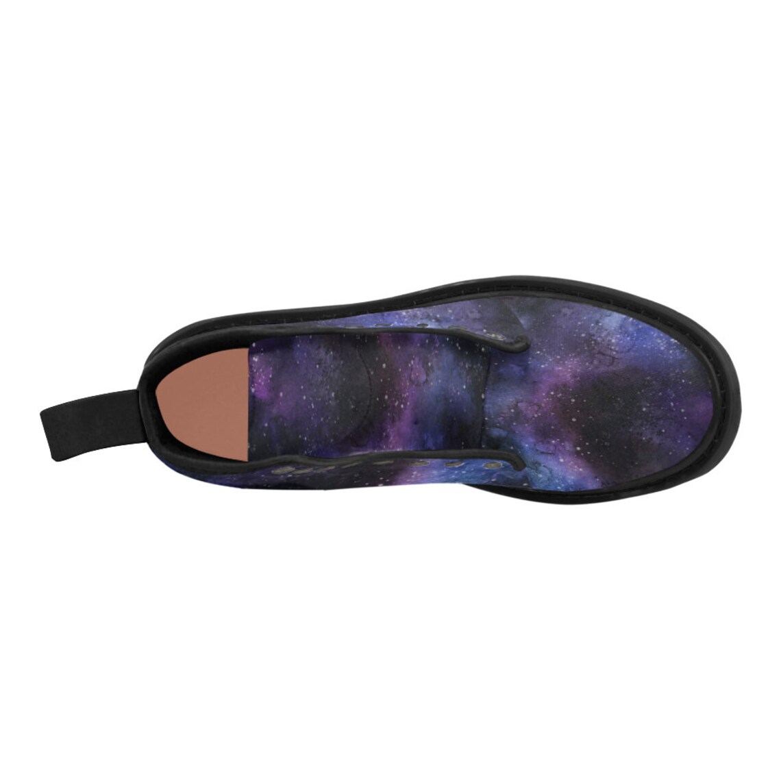 Red Cloud Galaxy Space Canvas Shoes