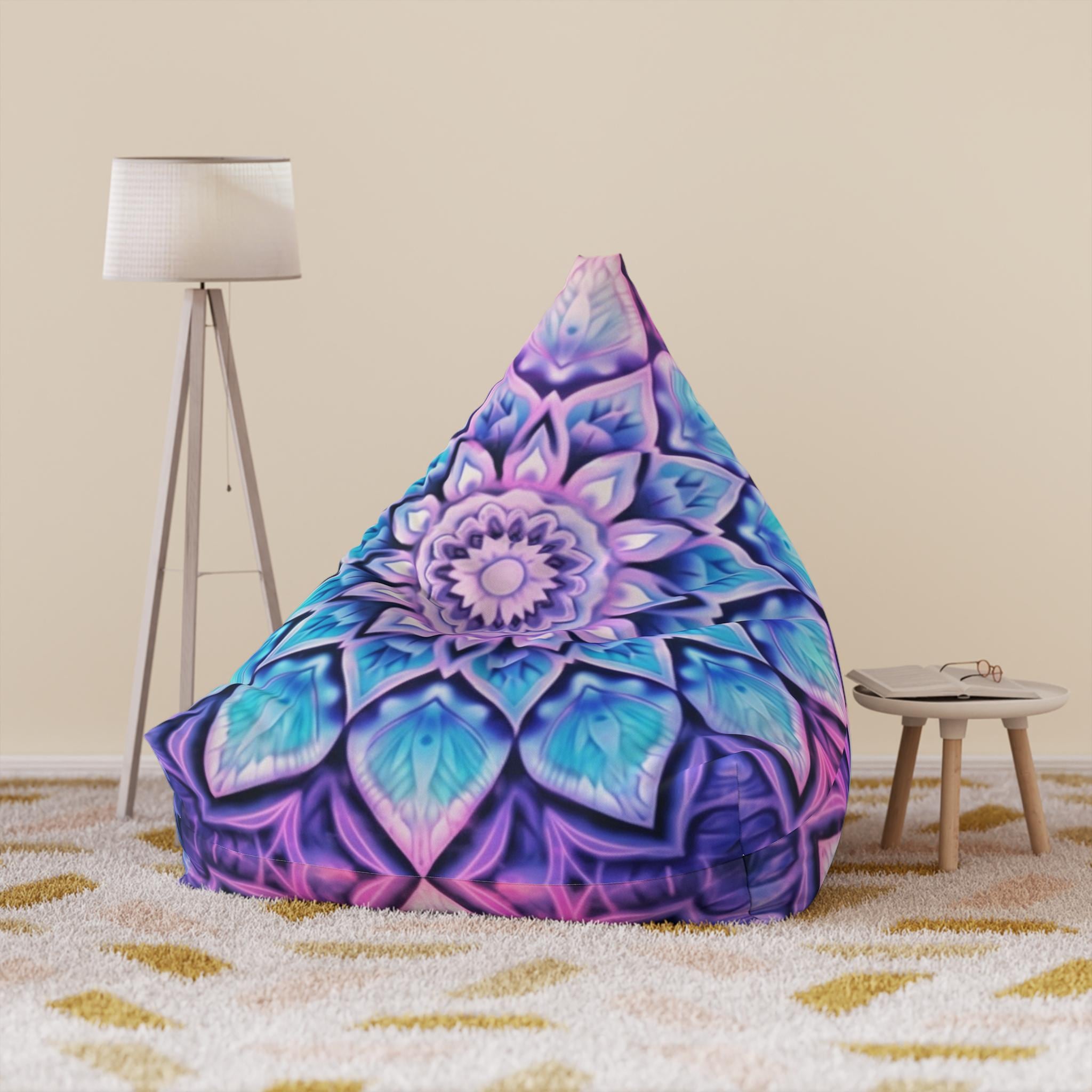 tie dye diy bean bag liner