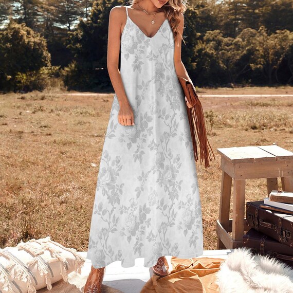 sachin and babi light blue dress Textured White Maxi Dress | Trendy Women's Clothing