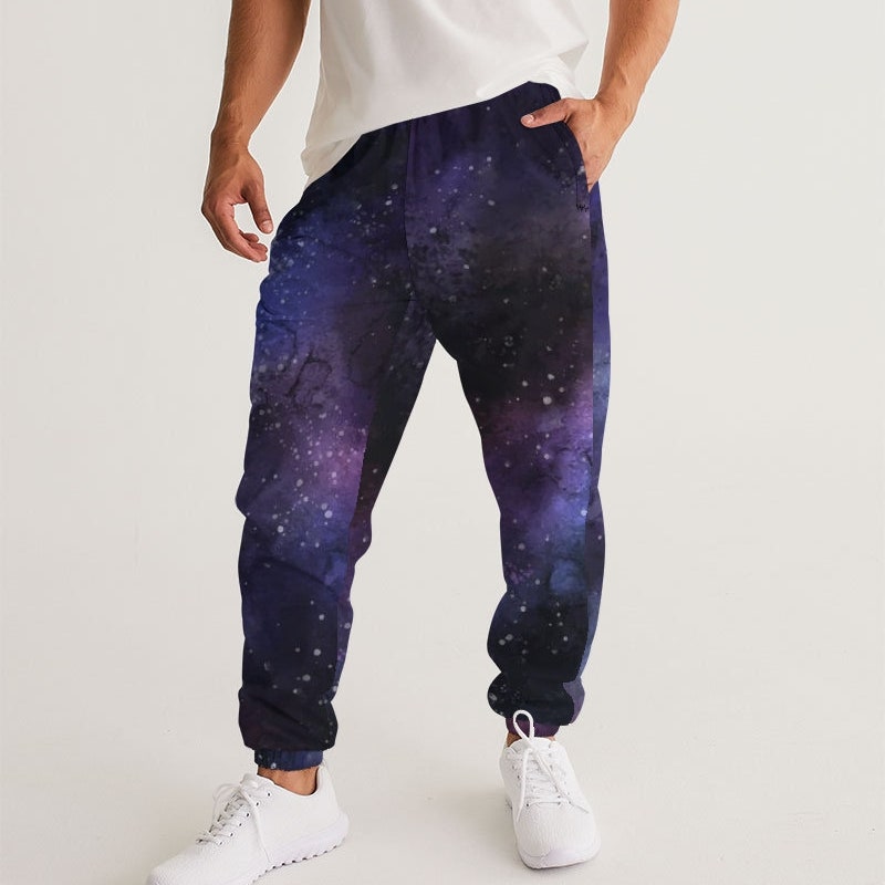 Purple Galaxy Space Men's Joggers