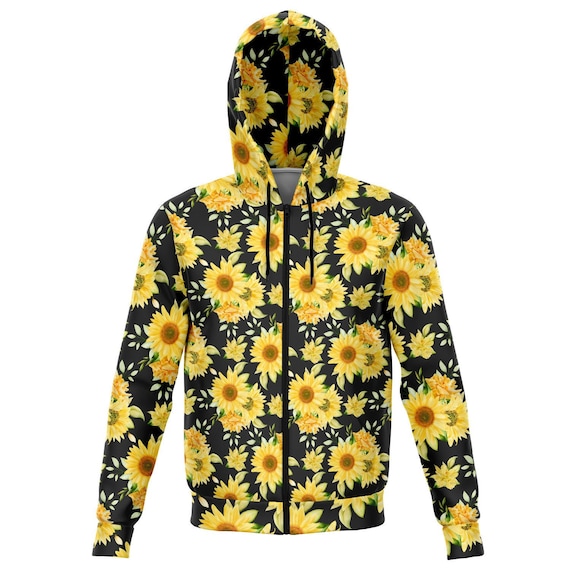 Sunflower zip up hoodie hotsell