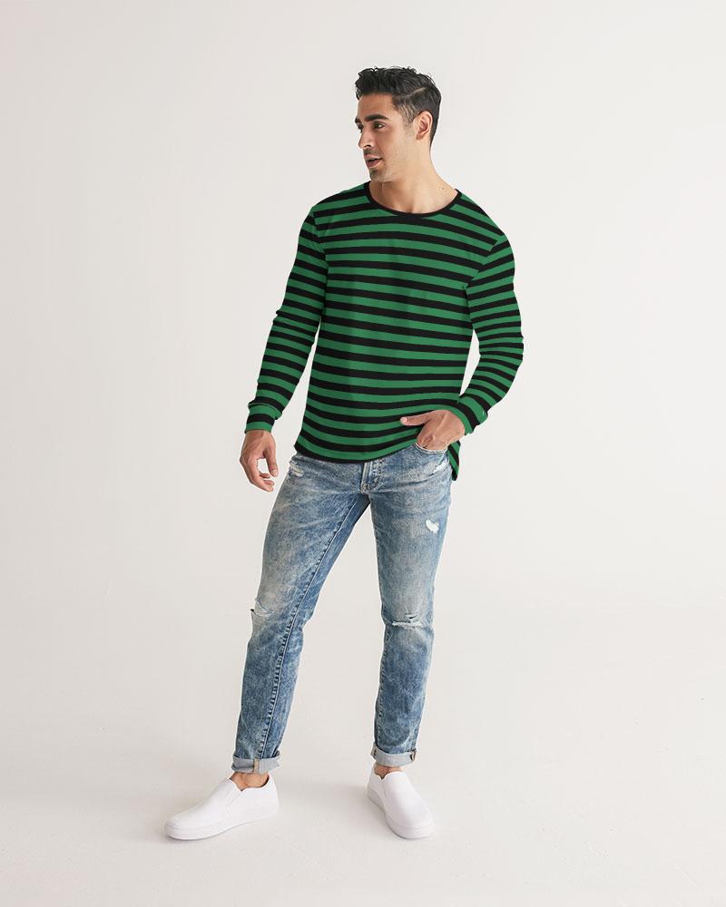 T-shirt Vert à Col Rond Manches Longues Gap – Homme Taille L, Coton Doux