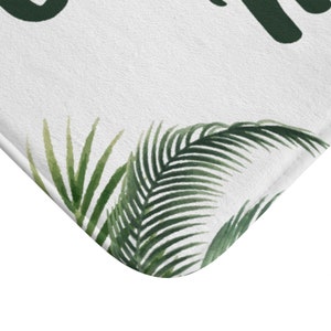Funny Bath Mat Get Naked Shower Bathroom Mat Tropical Palm - Etsy