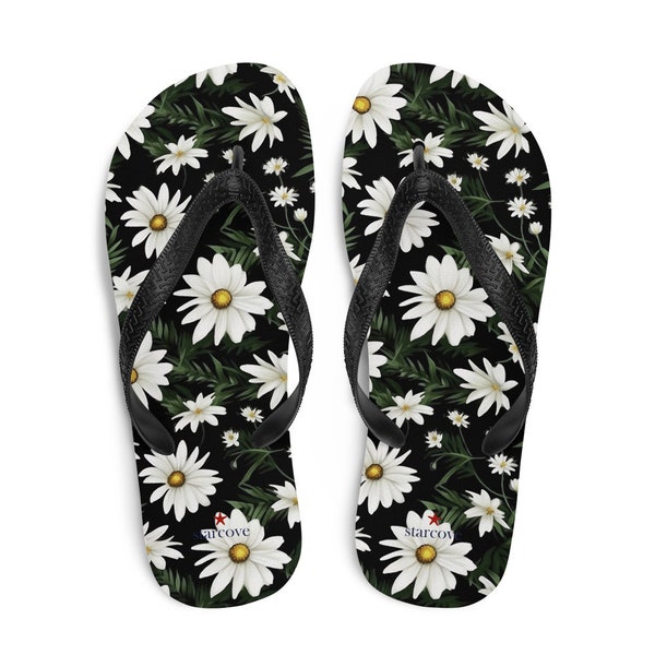 Daisy Flip Flops - Etsy