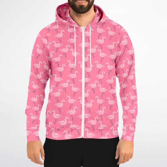 Flight Mode Zip Hoodie ピンク Fleece Zip Hoodie with Oversized Hood | Orchid Pink – Khy