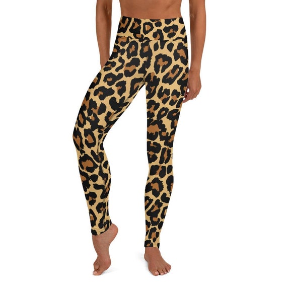 Leopard Print Leggings, Printed Yoga Leggings, Sexy Cheetah