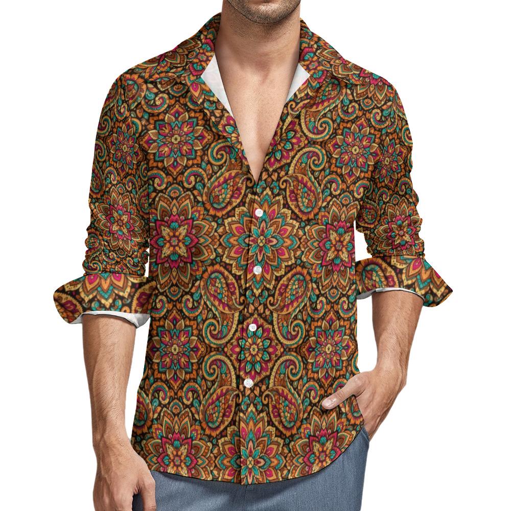 70s Paisley Shirt Mens - Etsy