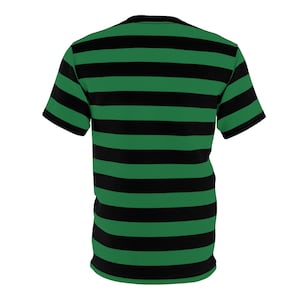 Green And Black Striped Shirt 2026.Black and Green Striped Men T Shirt, Vintage Bold Horizontal Stripes ...
