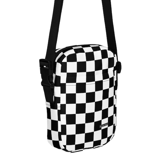 【typeservice】Checkered Button Pocket Bag Stephanie Checkered Crossbody Bag – Chix Gear