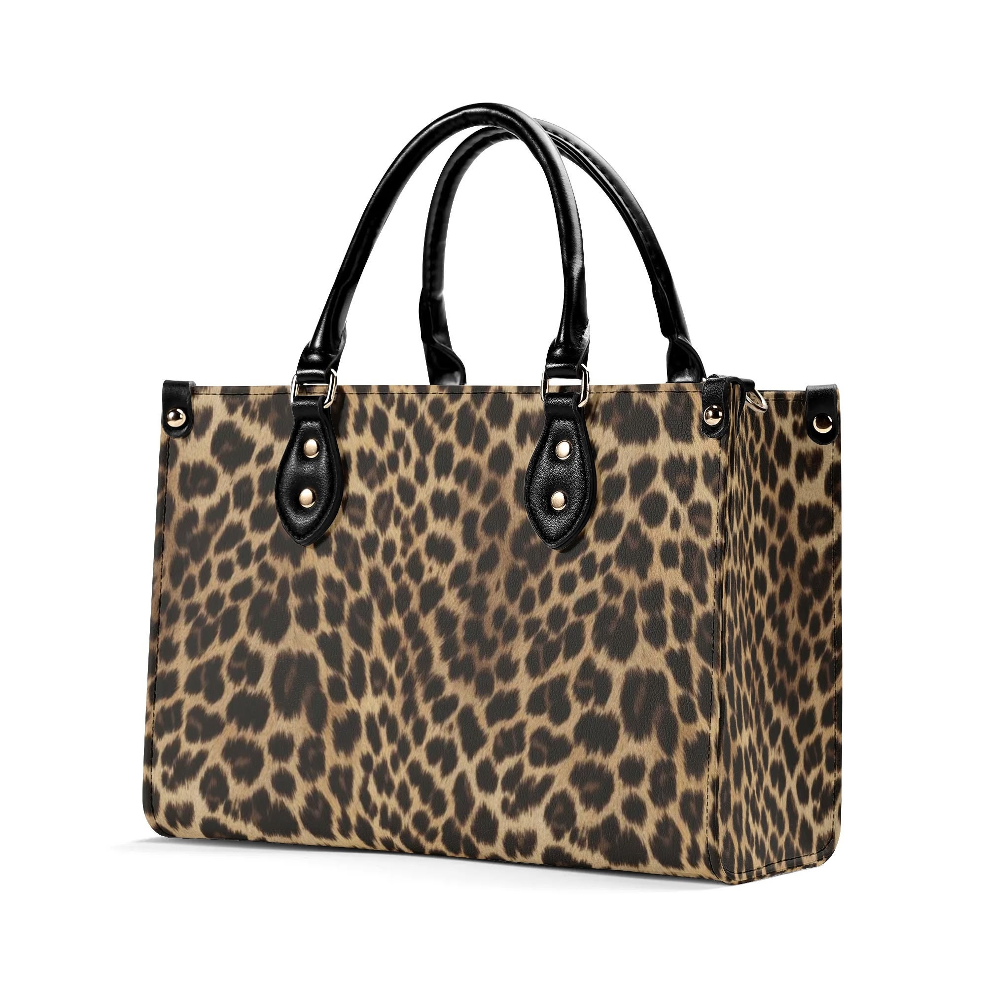 【PORTERNA】Lia Animal Pattern Shoulder Bag Leopard Purse, Animal Print Cheetah Pattern Cute Small