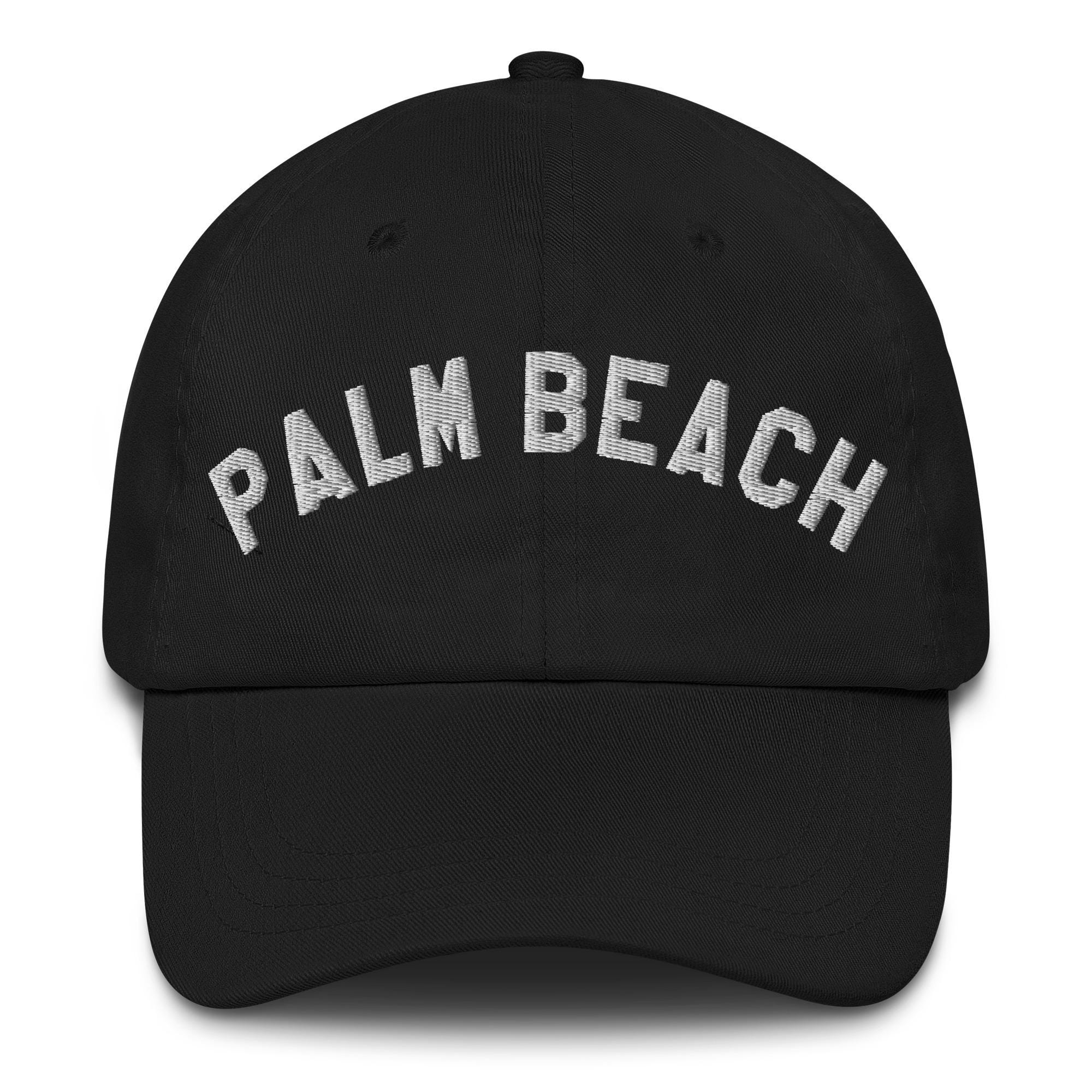 Vintage 90s Palm Beach Florida Faded Sun Embroidered Baseball Dad Hat St… Santa Barbara Surf Shop Palms Dad Hat – Surf N main image 4