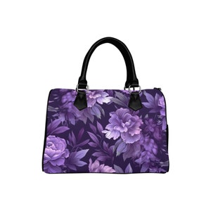 Purple Floral Sydney Bag