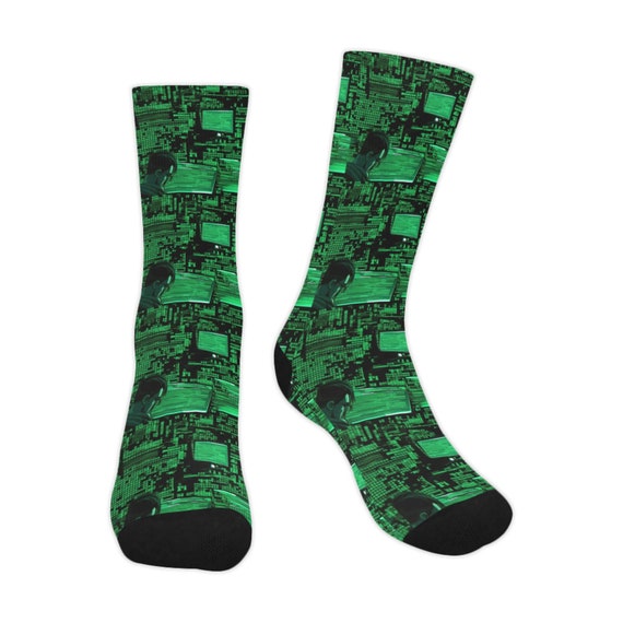 Women's, men's & kids' colorful sublimation socks in the colors of
