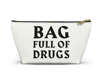 Tas vol medicijnen Tas, grappig medicijn Medicijn Medicijn Medicijn Pillen Toilettas Make-up Reismedicatie Ziekenhuis Ziek beterschap Ritszakje Cadeau