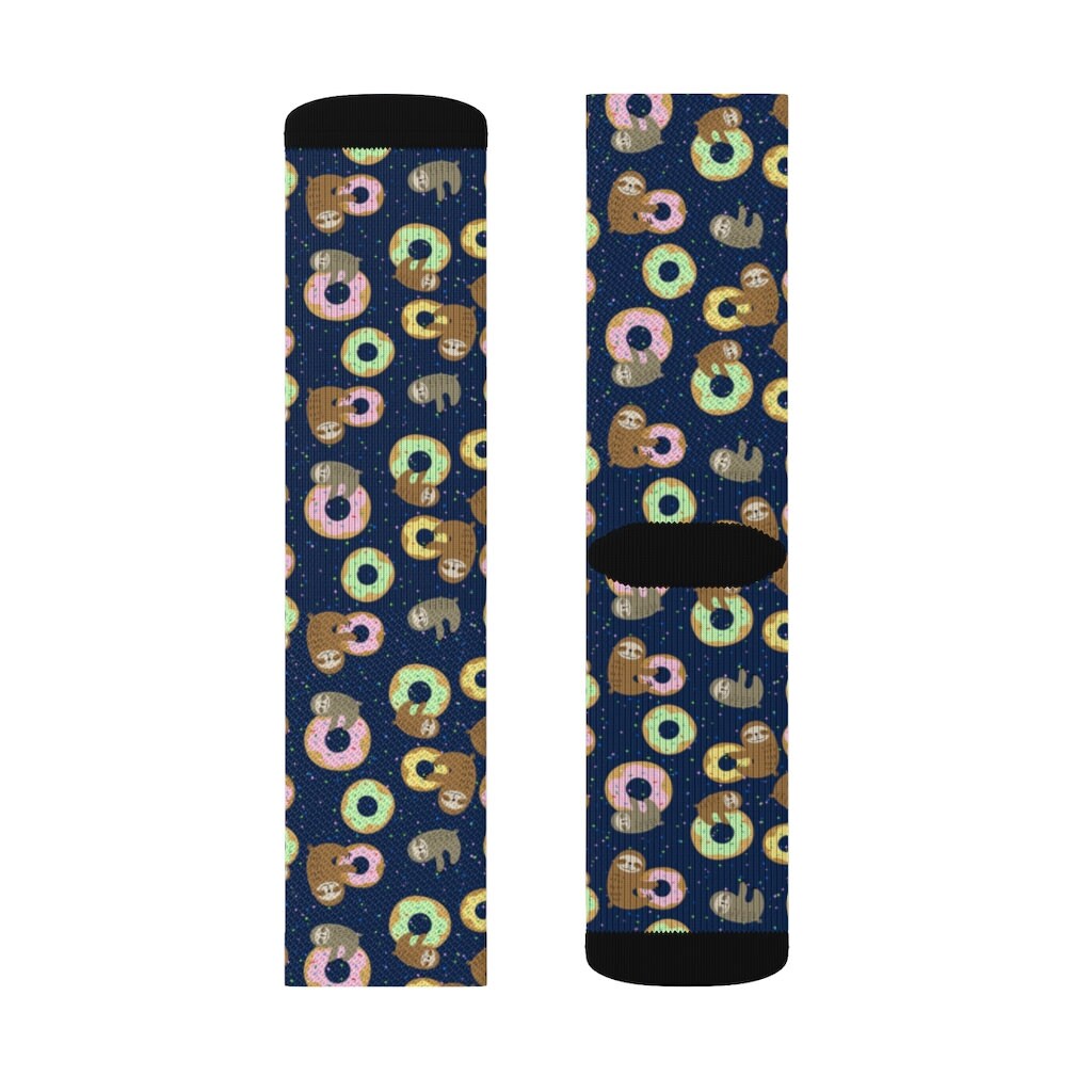 Rainbow Socks Sockenbox – 3 Paar, Motive Donut, Bonbon, Kuchen, Größe 41-46 (Herren)
