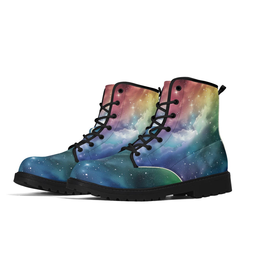 Galaxy Night Print Women's Boots