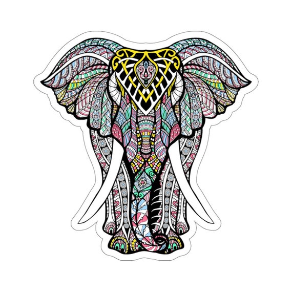 Elephant Decals Stickers Elephant Car Decal Cute Skateboard Packs Decals  for Family Truck