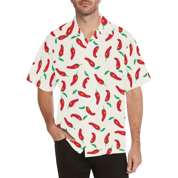 Chili pepper cheap shirt mens