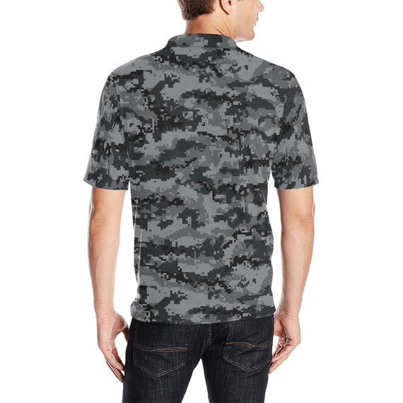 Men camo polo Clearance