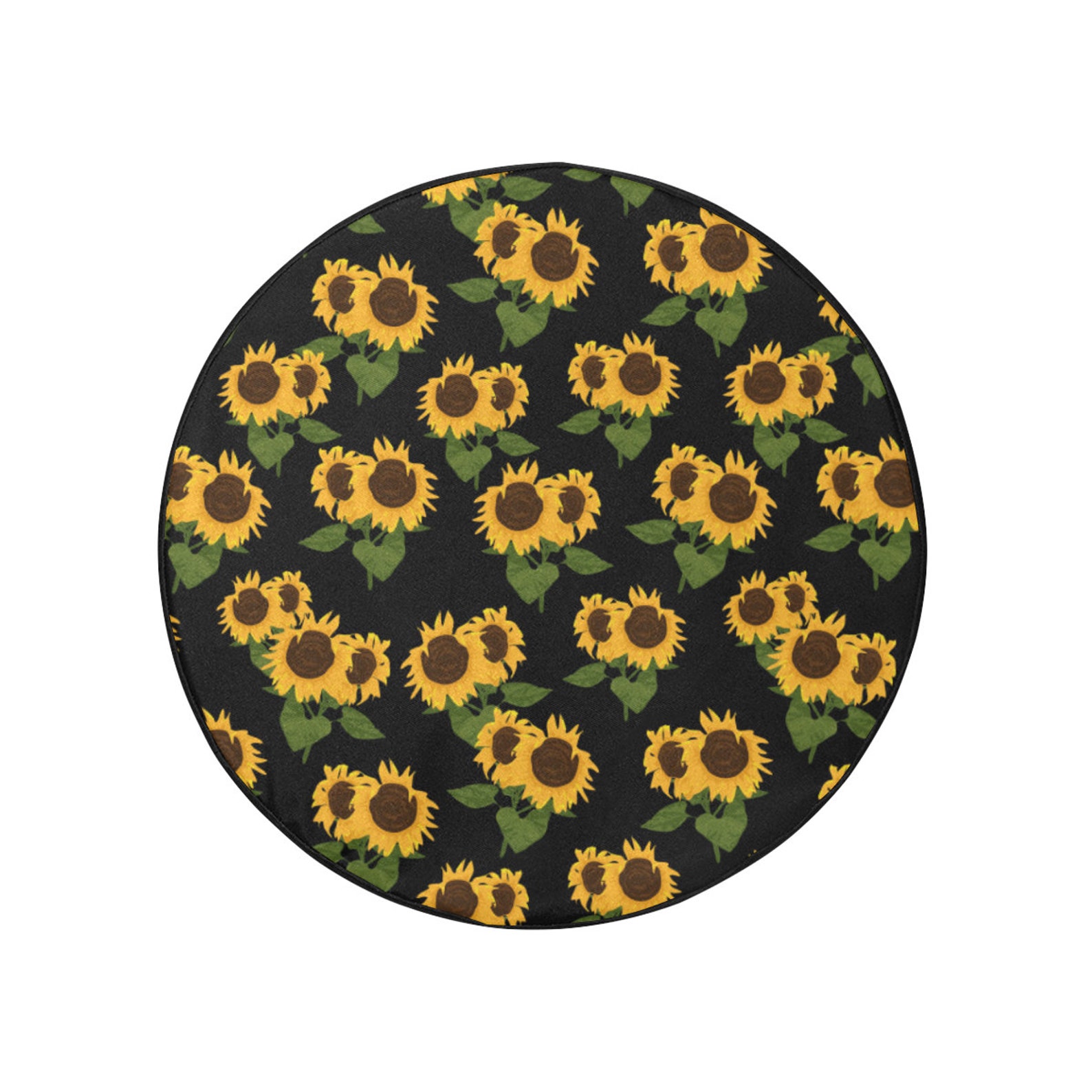 Sunflower Tire Cover Spare Wheel Cover Floral Yellow Flowers | Etsy