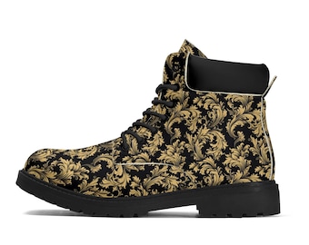 【関税&送料込】Golden   Boots In Black Leather Wit Prada Leather Boots | Saks Fifth Avenue