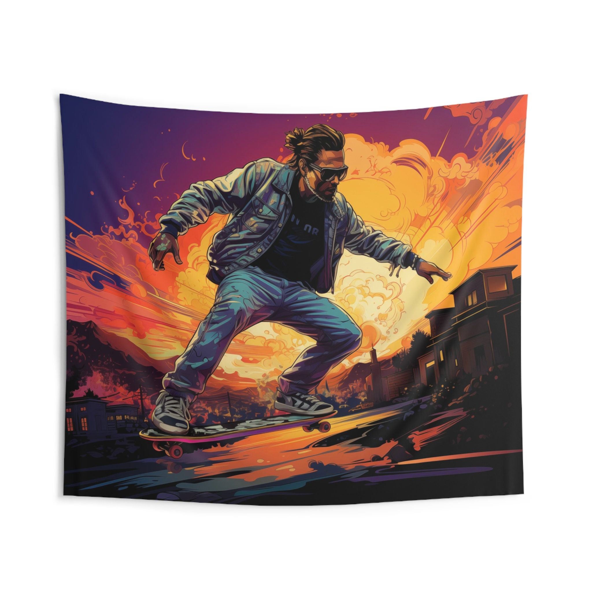 Skateboarding tapestry hotsell