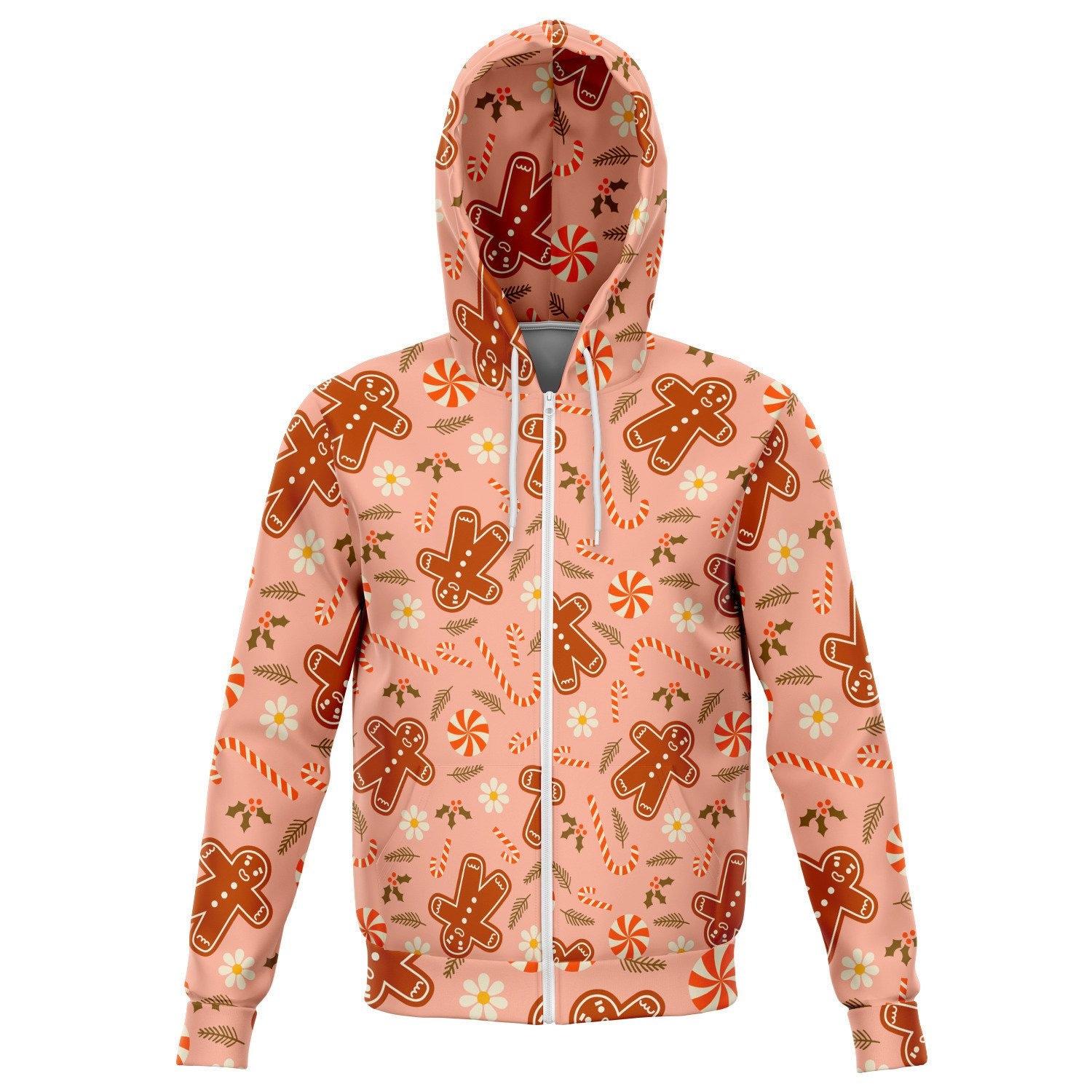 Christmas Zip Hoodie - Etsy