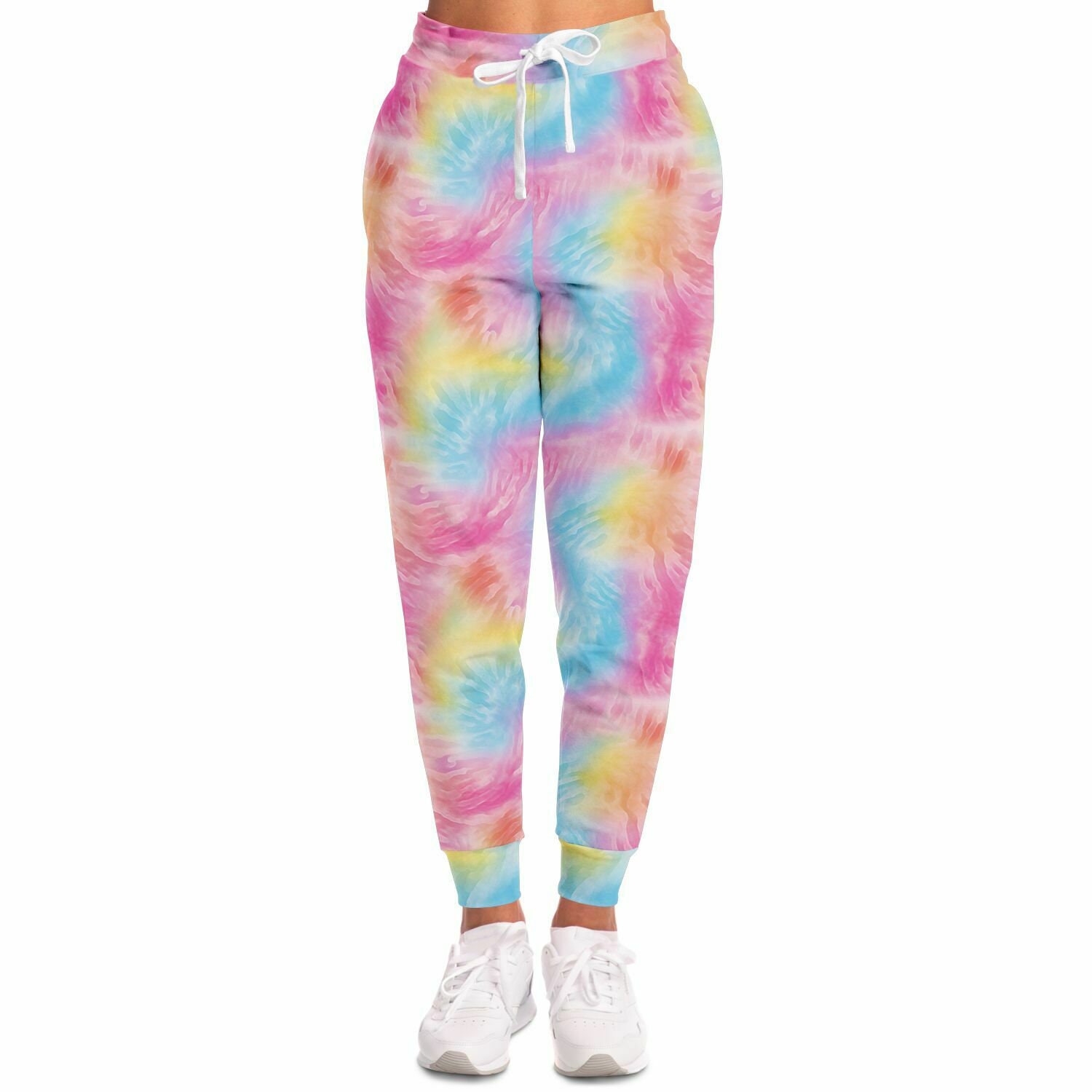 Pink and White Ombre Yoga Leggings Women, Gradient Tie Dye High Waiste –  Starcove Fashion