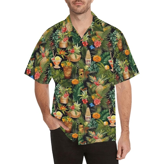 Lapa P.L.A. Original Camicia Hawaiana, Gentian, azzurro M