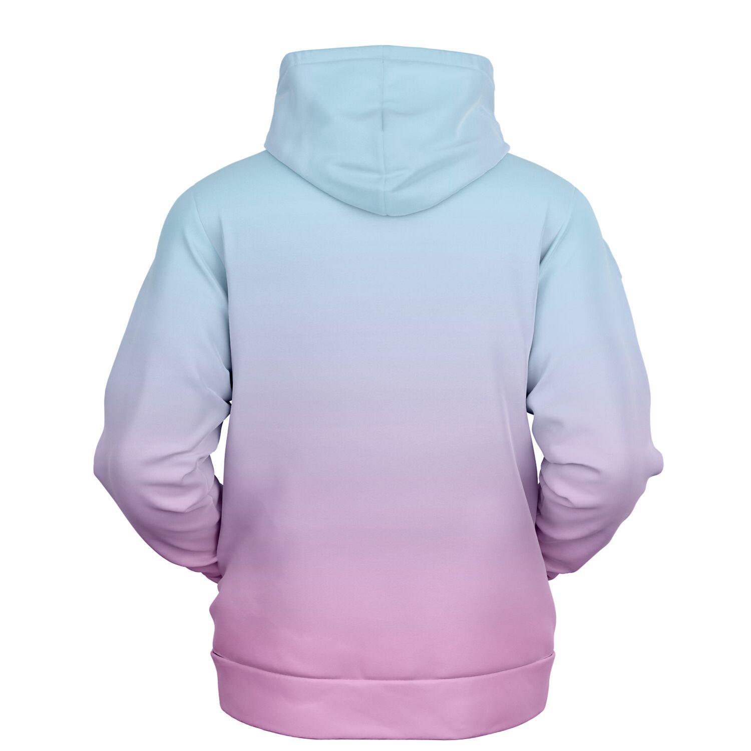 atmos pink Gradation Hooded Zip-up BLUE