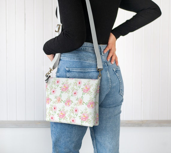 トップス BOTTER bag top with white flower print Amazon.com: NHYDSPQ Canvas Tote Bags,Daisy Flower Print