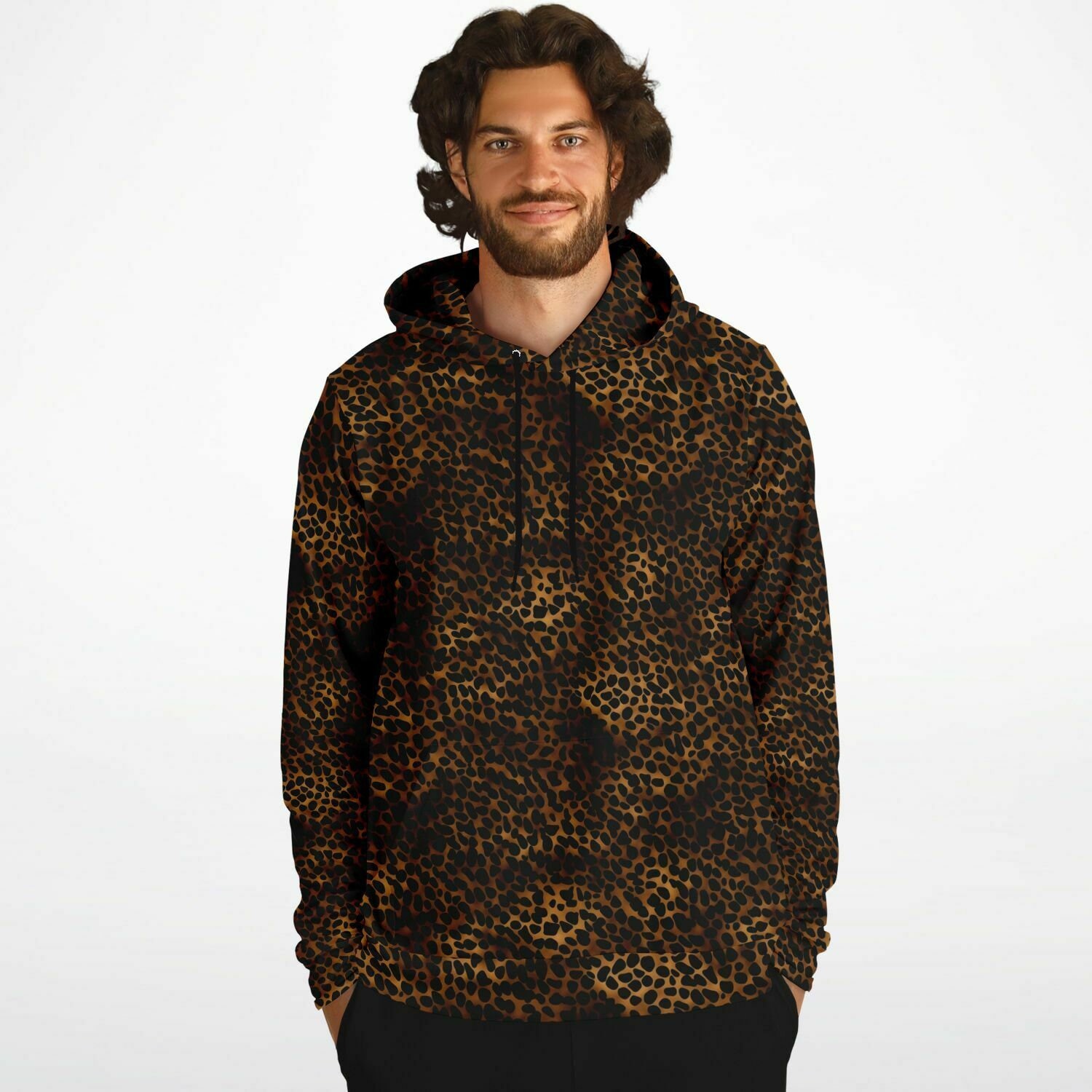激レア　SAPEur BROWN LEOPARD HEAD HOODIE 激レア SAPEur BROWN LEOPARD HEAD HOODIE