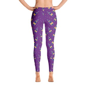 Champagne Print Pattern Women Leggings