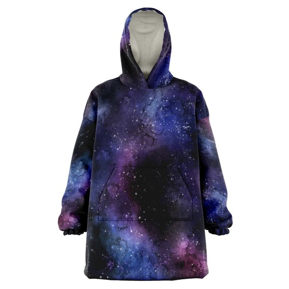 galaxy hooded blanket