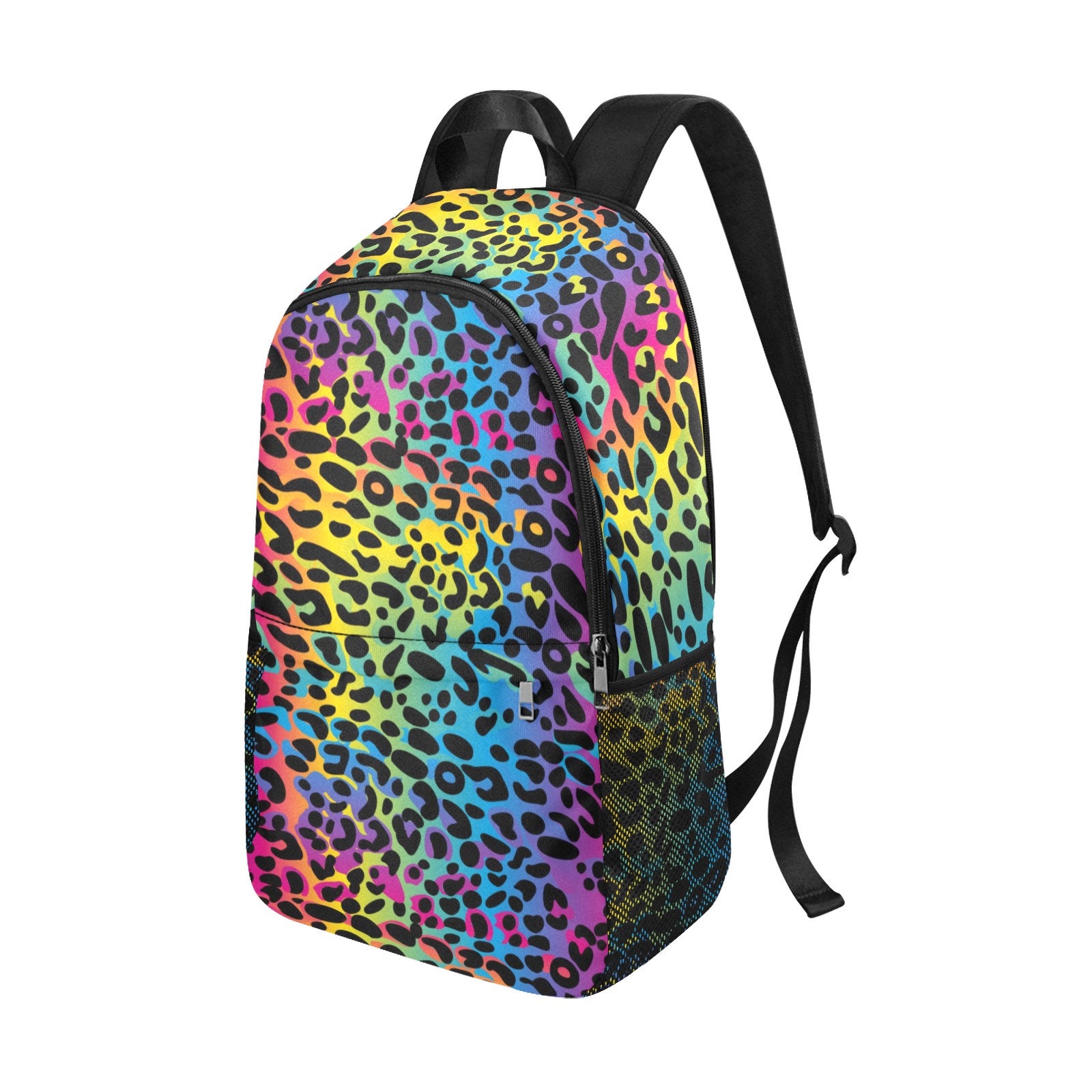 バッグ leopard pattern multipocket backpack Amazon.com: Leopard Print Rainbow Cheetah Polka Dot Laptop