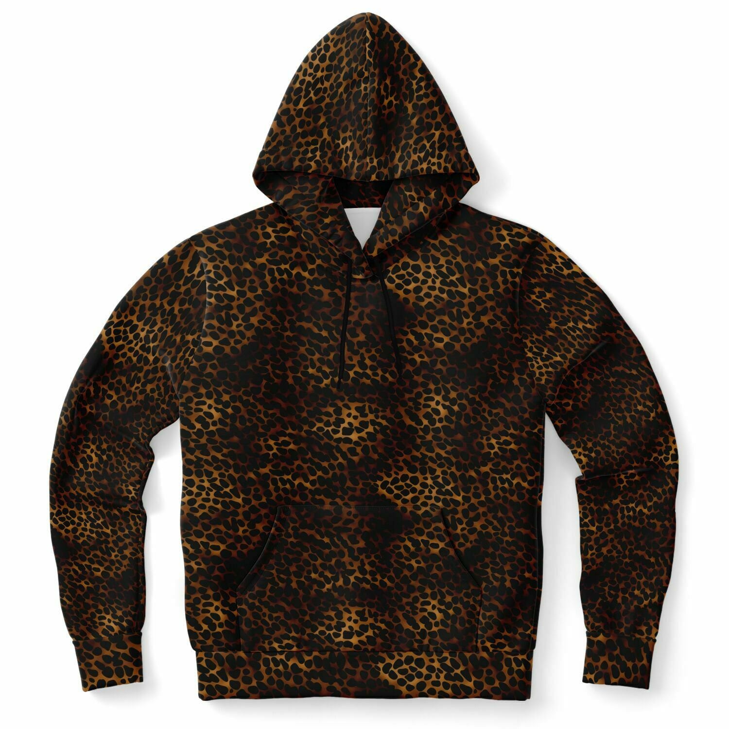 Leopard Print Hoodie Animal Cheetah Dark Brown Black Pullover Men Women Adult Aesthetic Graphic Cotton Hooded Sweatshirt With Pockets Etsy Canada