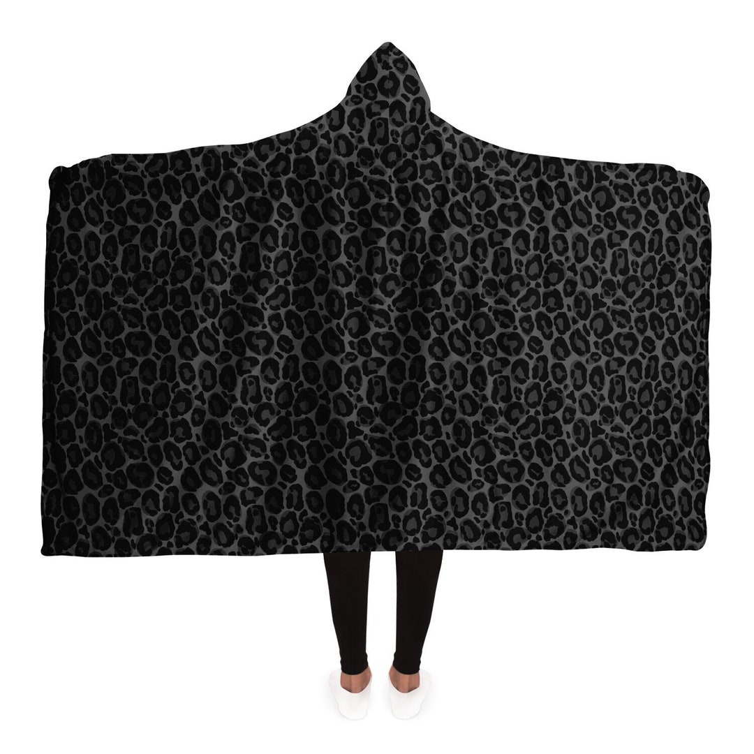 Gray Leopard Blanket main image 0