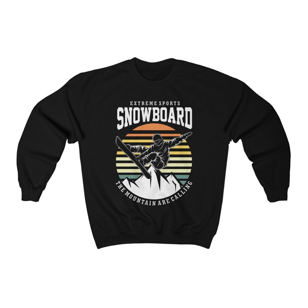 Snowboard sweater - Etsy Nederland