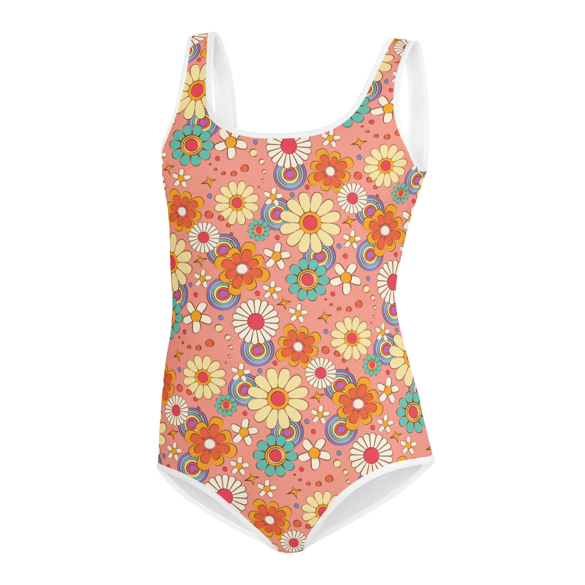 Tweens in store bathing suits