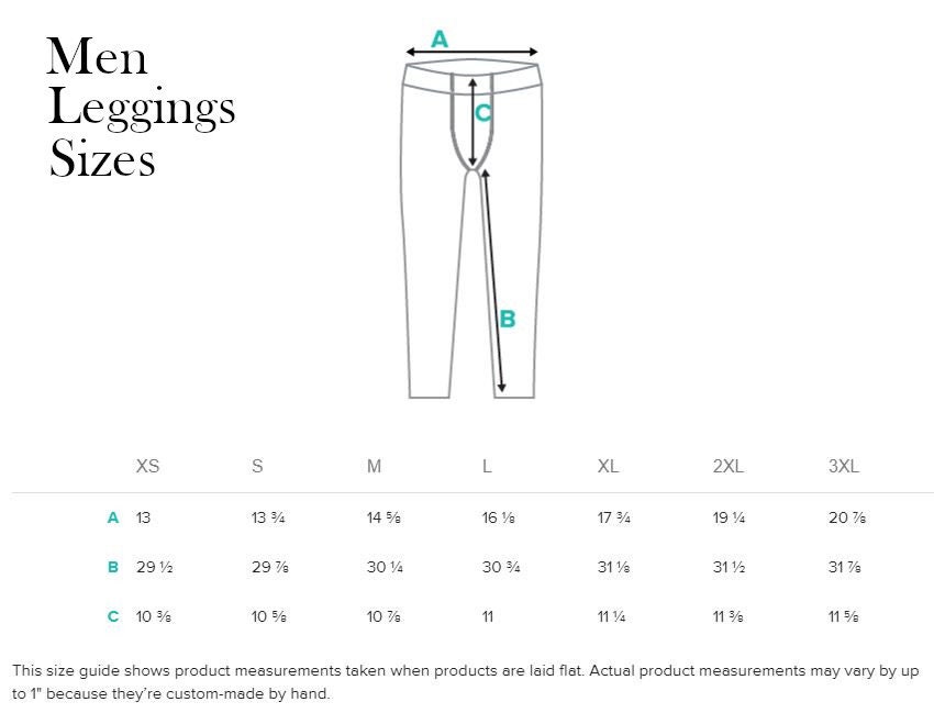 Checkered Men's Leggings Black White Squares Check Etsy