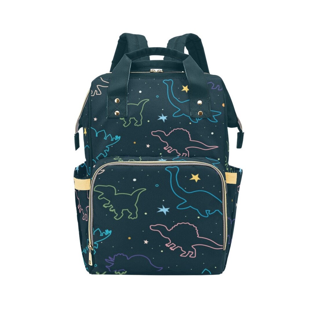 Dinosaur Diaper Bag Backpack Cute Dino Green Baby Boy Girl Etsy
