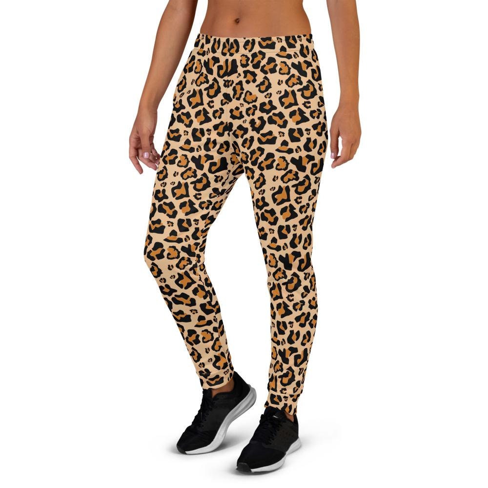 Leopard Print Women Joggers Sweatpants 