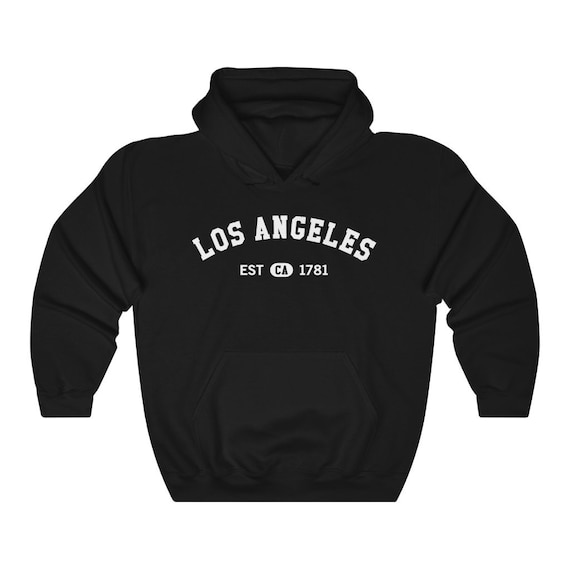 Los Angeles Hoodie California CA State I Love LA Retro - Etsy Canada