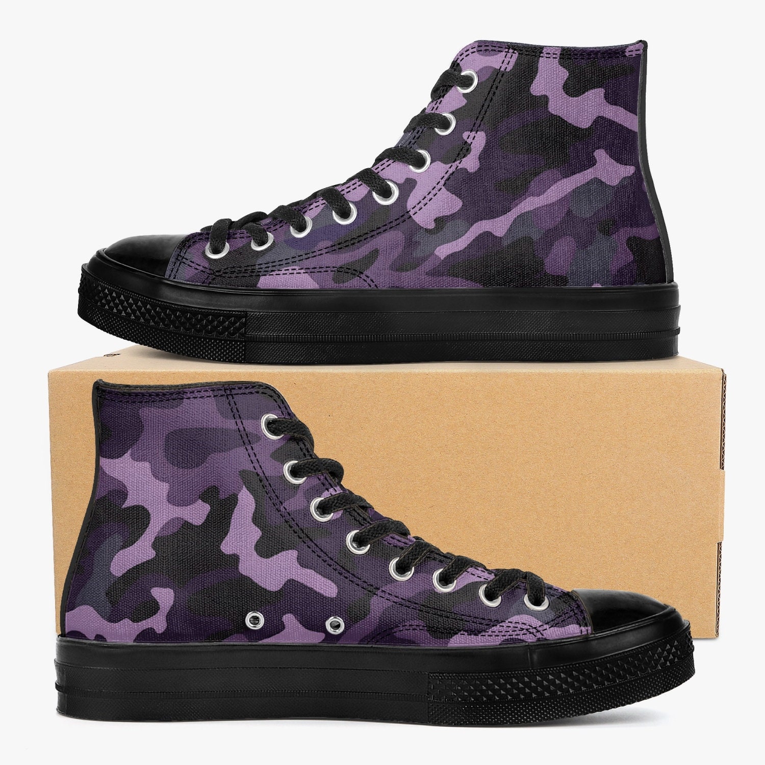 Purple camo converse deals