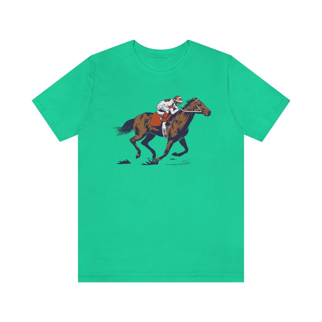 Horse Racing Tshirt Track Party Jockey Country Equestrian - Etsy