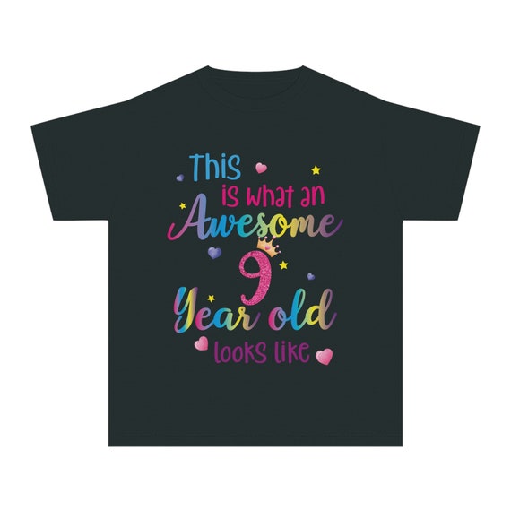 9 Years Old 9th Birthday Penguin Shirt Girl Daughter Gift Pa 9 Years Old 9th Birthday Penguin Shirt Girl Daughter Gift Pa